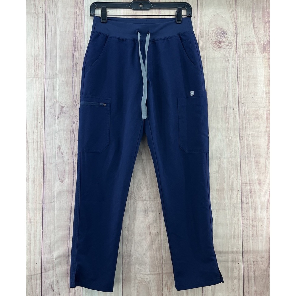 FIGS Technical Collec Scrub Pants Pockets Women's Size XS Blue PO#3748